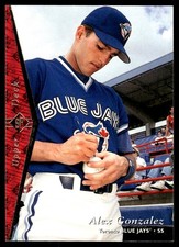 Alex Gonzalez 1995 SP #206 Toronto Blue Jays MLB READ FREE SHIPPING AutographDen