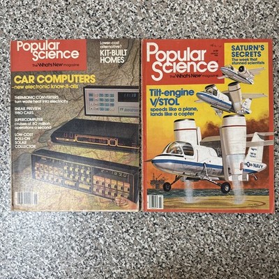Popular Science Magazine 2 x Bundle - June 1979 + March 1981