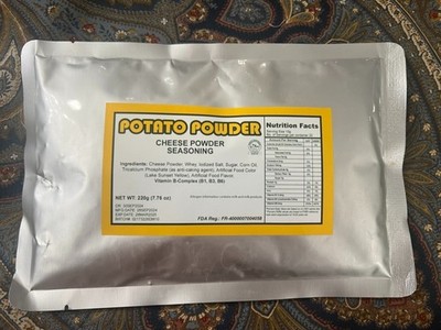 Potato Powder Seasoning 220g Cheese expires April 2026