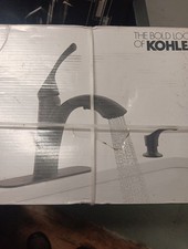 KOHLER Mistos Kitchen Faucet Pull-Out Sprayer Matte Black R72510-SD-BL