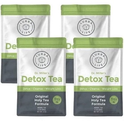 12 Packs Lurra Life Original Dr. Millers Wt. Loss Herbal Organic Detox Tea