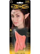 Black Label Latex Elven Ears Costume Accessory