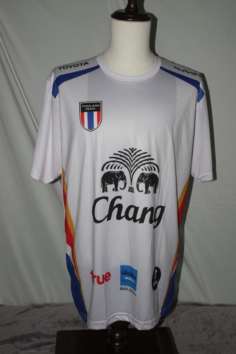 Thailand Team 3XL Soccer Shirt Chang Toyota Sponsor Crew Training