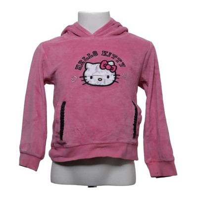 Hello Kitty, Kapuzenpullover, Größe: 110/116, Pink, Baumwolle/Polyester #ski