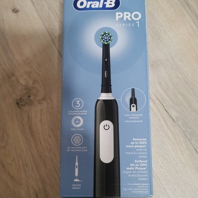 Oral-B Zahnbürste Pro 1 Cross Action Elektrische Zahnbürste 3 Stufen Akku