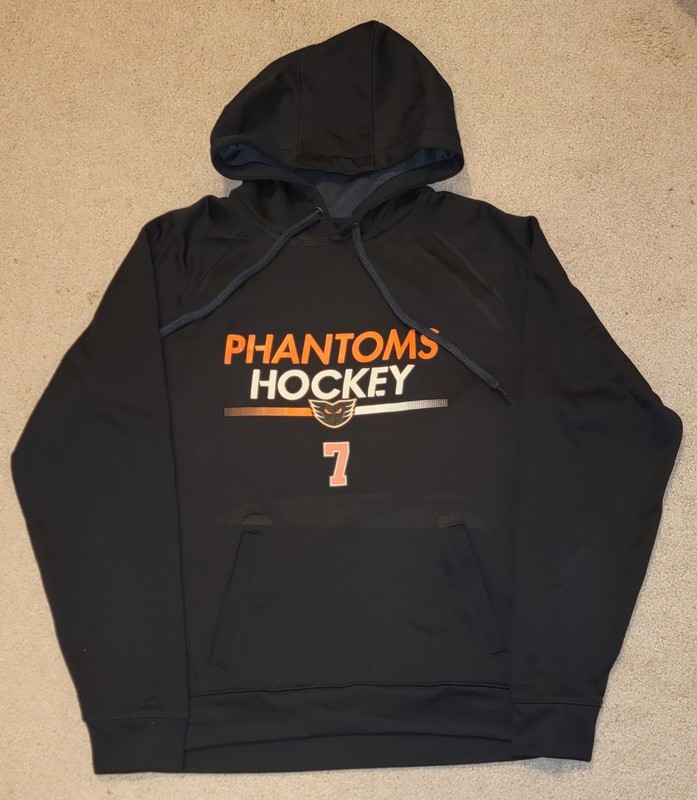 Lehigh Valley Phantoms Player Issued Hoodie Ben Meehan #7 Size Large