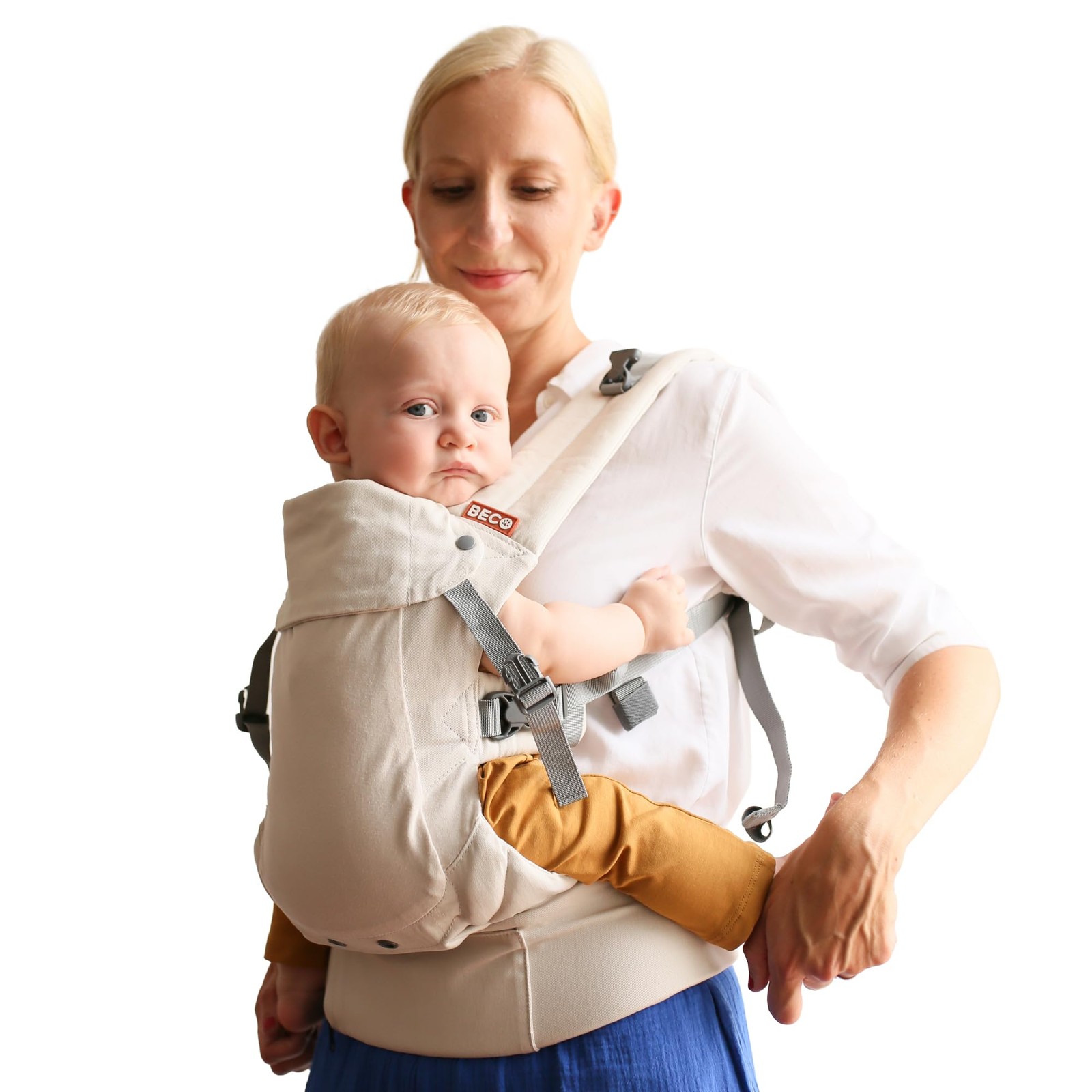 Porte-bébé physiologique évolutif Gemini 2.0 avec soutien lombaire respirant