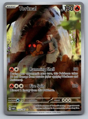 Torkoal Illustration Rare TWM SV06: Twilight Masquerade 172/167 NM Masa - Image 1 of 2