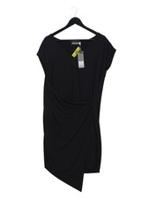 Mint Velvet T-Shirt Midi Dress UK16 in Black