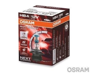 Osram 9006NL NIGHT BREAKER  LASER HB4 für ALPINA BMW CADILLAC CHEVROLET