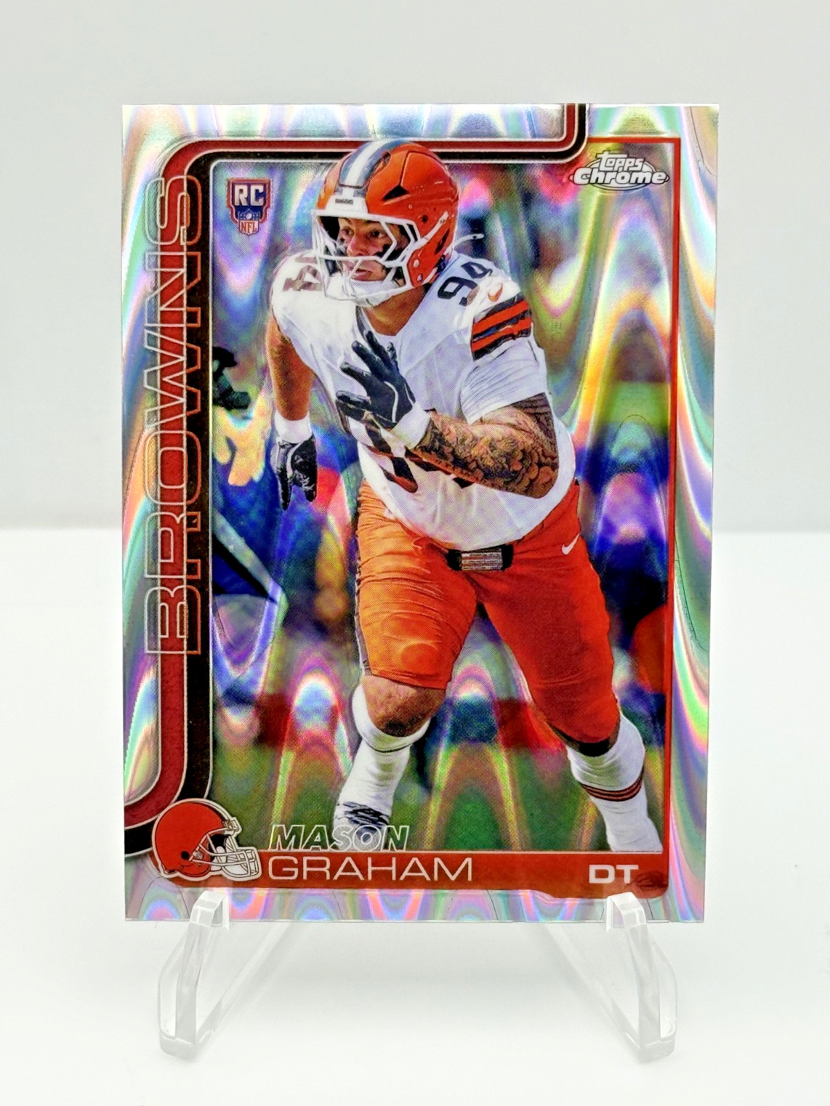 2025 Topps Chrome - Mason Graham #302 RayWave Refractor (RC)