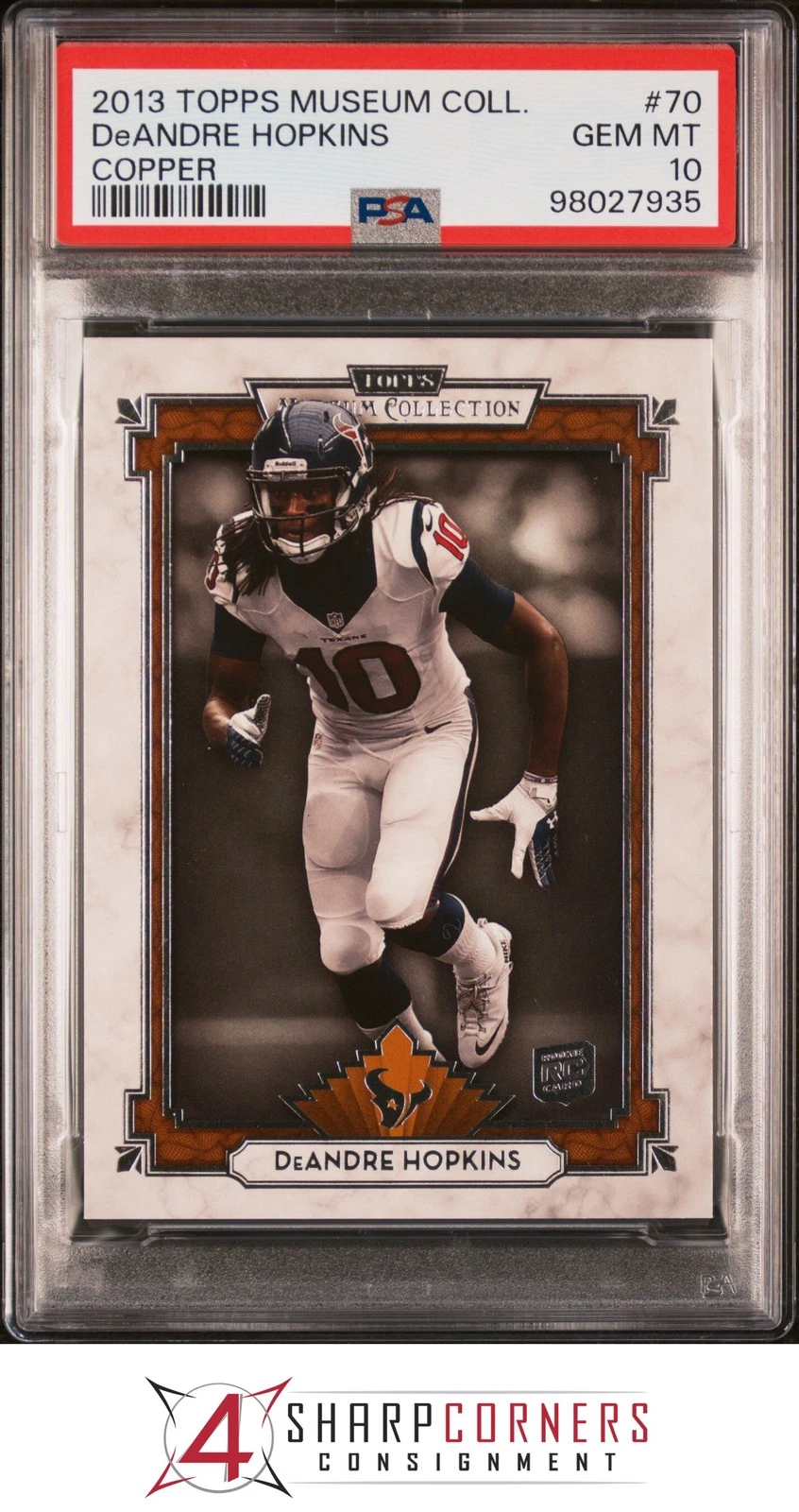 DeAndre Hopkins Topps Museum Collection #70 Copper