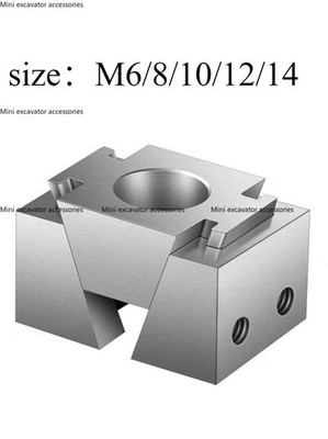 1PC Fixture Adjustable Double-Wedge OK-Vise Workholding Clamp CNC M6/8/10/12/14