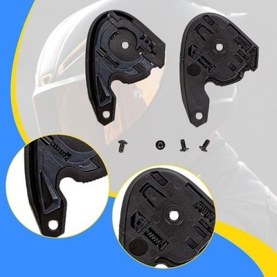 ２ 2 Pieces Motorcycle Helmet Bases with Screws Replacement for Hjc