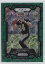 2023 Panini Prizm Rookies Green Scope Prizm 17/75 Jake Haener #374 0zj6