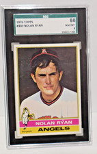 1976 Topps Nolan Ryan #330 HOF California Angels SGC 8 NM/MT DEAD CENTERED