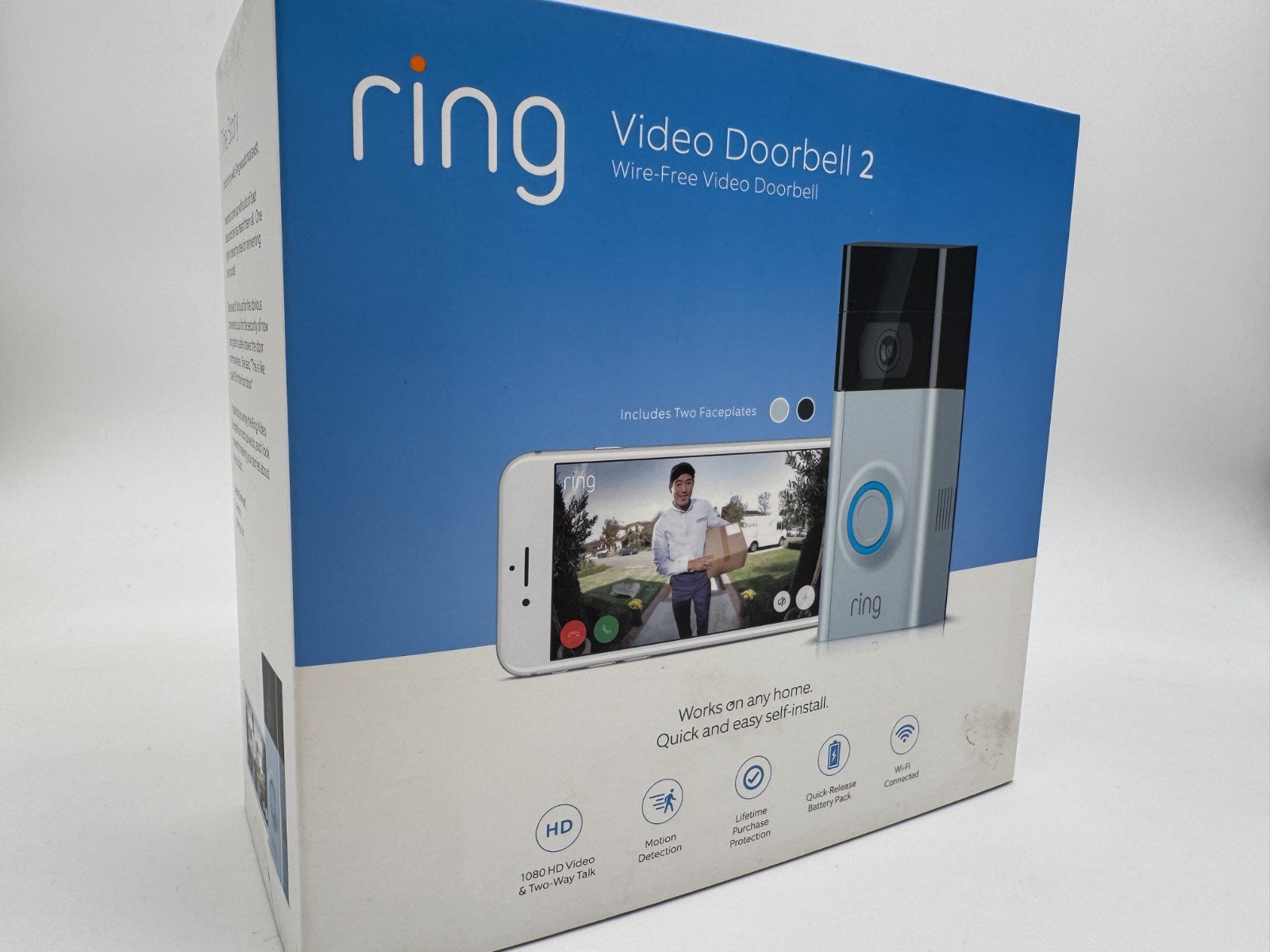 Ring Video Doorbell 2 with HD Video and Motion Detection - 8VR1S7-0EN0-image