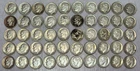 Lot of 50 90% silver 1940’s-1964 Roosevelt dimes (LotB)