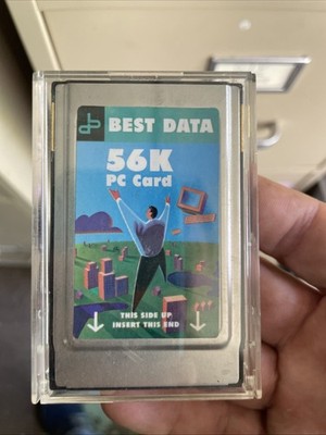 Best Data Fax Modem 56K PC Card 
