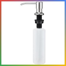 Kitchen Sink Soap Dispenser Brushed Nickel Built In 13oz Heavy Duty