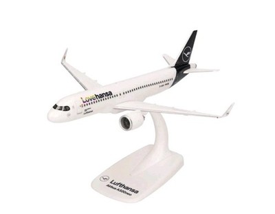 New! Herpa 613880 Lufthansa Airbus A320neo ''Lovehansa'', reg. D-AINY  1:200 model
