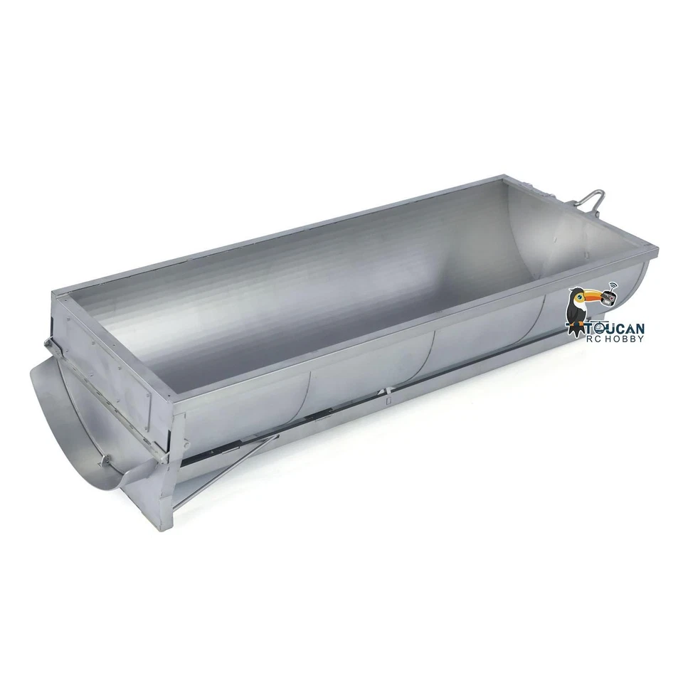 1/14 Metal U Shape Bucket for 10WD RC Roll On Off Tipper 8WD Full Dumper 770S - Image 3 of 4