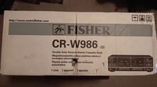 Fisher CR-W986 Duel Cassette Deck New Old Stock