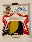 2022 FLAWLESS JARED GOFF ON CARD AUTO 3 COLOR PATCH /20 #SSJGO RAMS LIONS