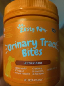Zesty Paws Bites for Urinary Tract Soft Chews 90 Chicken