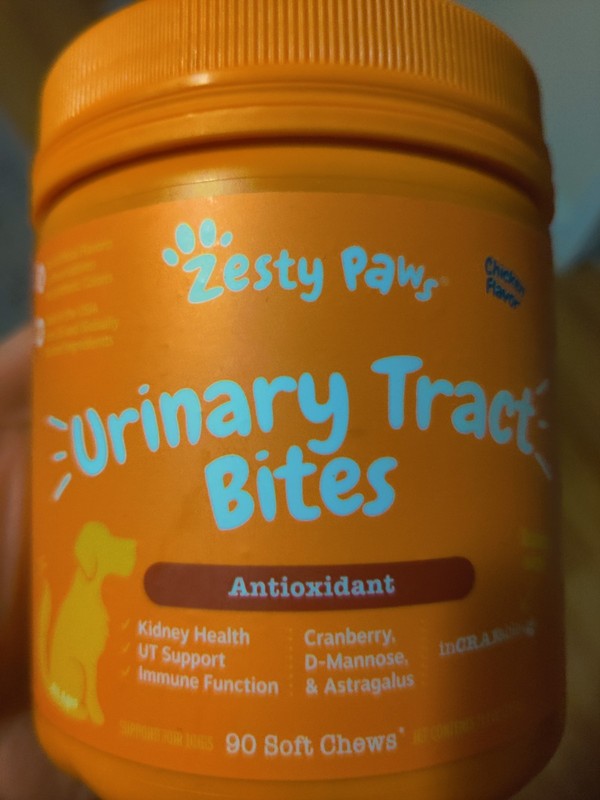 Zesty Paws Bites for Urinary Tract Soft Chews 90 Chicken