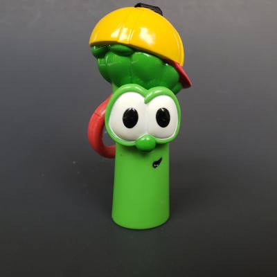 Vintage 2000 Mattel Big Idea Veggies Junior Asparagus Talking Clip New Batteries