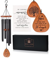 Memorial Wind Chimes for Loss of Loved One, Sympathy Wind Chimes Gift, Bereav...