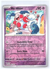 MR. MIME 063/162 REVERSE HOLO TEMPORAL FORCES POKEMON TCG CARD