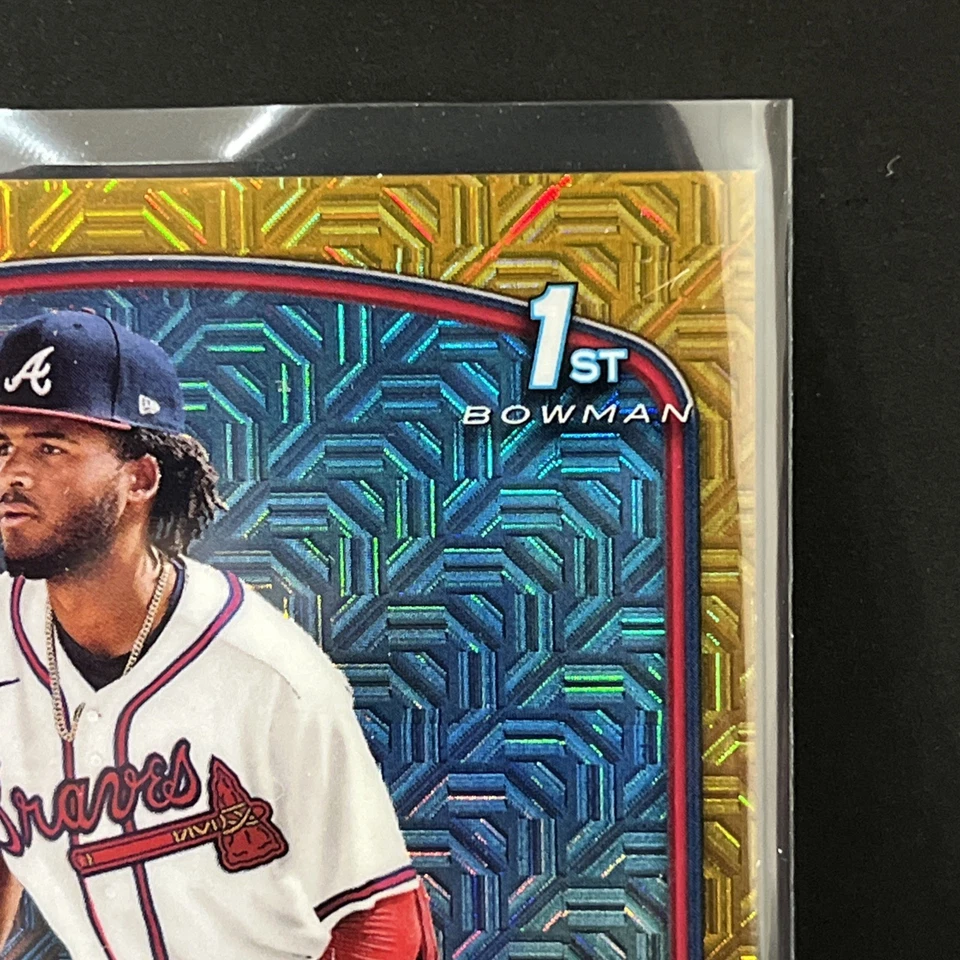 2023 Bowman Chrome Ambioris Tavarez #BCP-33 Gold Mojo Refractor /50 - Image 3 of 4