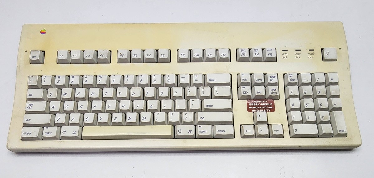 Apple Extended Keyboard II AEKII M3501 1990 (White ALPS) | eBay