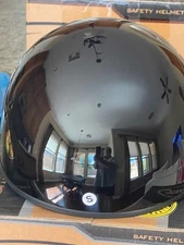 GMAX HH-45 Half Helmet Naked Black Small Gloss H145024