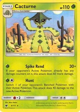 Cacturne SM - Crimson Invasion 6/111 LP Pokemon