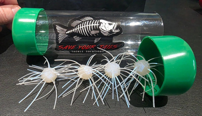 #ad Fuzzy Tackle Tube Storage 3 Pack Urchin Tumbleweed Hags Coike type baits $19.99