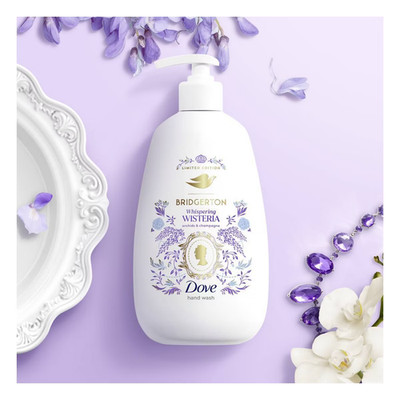 NEW Dove BRIDGERTON WHISPERING WISTERIA Hand Wash 12 oz Limited Edition