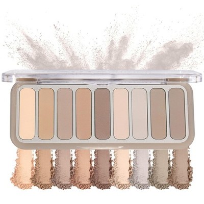 ''9 Colors Matte Naked Eyeshadow Palette Neutral Nude Smoky Eye #3 Cement color ''