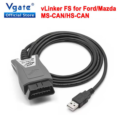 Vgate vLinker FS ELM327 OBD2 Scanner FORScan HS MS-CAN Ford Mazda Diagnostic