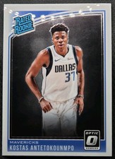 Kostas Antetokounmpo Donruss Optic 18-19 #185 RC Dallas Mavericks NM Pack Fresh!