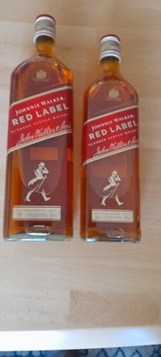2 x Johnnie Walker Red Label 0,7 + 1,0  L  /  40 % (80 Proof)