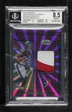 2022 Certified FOTL Mirror Purple 6/10 John Metchie III #NGJ-JM BGS 8.5 0v39
