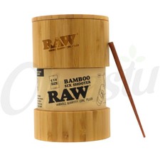 RAW Bamboo Six Shooter 1 1/4" Multi Cone Filler Fill 6 pre-rolled Cones NEW