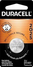 Duracell CR2025 2025 3V Lithium Battery - 1 Count Pack Brand New Exp Date: 2034