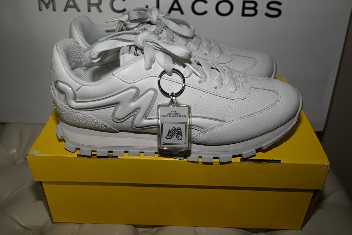 スニーカー The Sneakers - Marc Jacobs - Cotton - White Marc Jacobs The Jogger LEATHER White EU 41 US 11 NWT | eBay