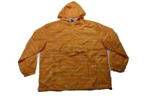 Champion Mens Yellow/Orange Hooded 
