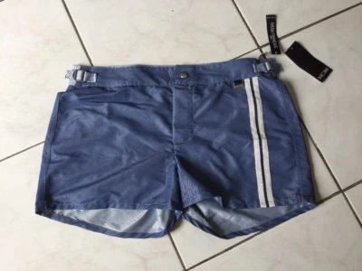 Short de bain HOM Blue Jean taille S/M neuf 99€ - Photo 1/4