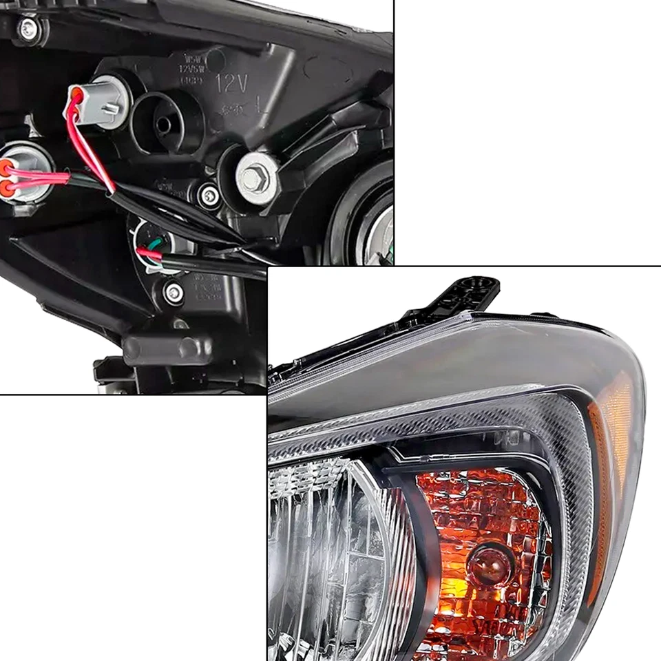 Halogen Headlight Left & Right Fits 13-15 Subaru XV Crosstrek Subaru Impreza Foto 3 de 4